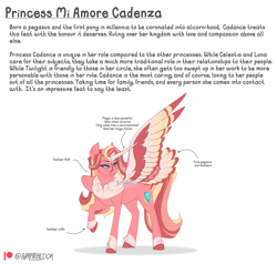 Size: 4032x3833 | Tagged: safe, imported from derpibooru, princess cadance, alicorn, pegasus, pony, female, redesign, reimagining, wings