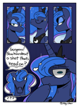 Size: 2202x2950 | Tagged: safe, artist:icey, imported from derpibooru, princess luna, comic, hoers, photo shoot, solo, speech bubble