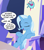 Size: 2132x2411 | Tagged: safe, artist:badumsquish, derpibooru exclusive, imported from derpibooru, trixie, pony, unicorn, belly, cutie map, dialogue, female, horn, jello, mare, narcissism, open mouth, positive ponies, show accurate, sitting, sticker, talking, talking to viewer, that's trixie, threat, throne, throne slouch, trixie's cutie mark, twilight's castle, vulgar