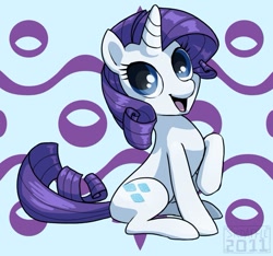 Size: 947x885 | Tagged: safe, artist:skdaffle, imported from derpibooru, rarity, pony, unicorn, beautiful, cute, female, happy, looking at something, mare, open mouth, photoshop elements, raised hoof, raribetes, sitting, smiling, solo