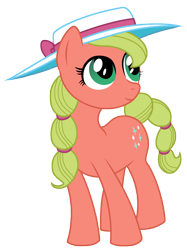 Size: 3746x5000 | Tagged: safe, artist:kooner-cz, imported from derpibooru, oc, oc only, oc:maplejack, earth pony, pony, cowboys and equestrians, cute, earth pony oc, female, hat, looking up, mad (tv series), mad magazine, maplejack, mare, show accurate, simple background, smiling, solo, transparent background