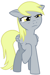 Size: 2000x3000 | Tagged: safe, artist:the smiling pony, imported from derpibooru, derpy hooves, pegasus, pony, angry, female, high res, inkscape, looking at you, mare, paint.net, palindrome get, raised hoof, simple background, solo, squint, stare, suspicious, transparent background, vector, worried
