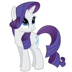 Size: 2500x2500 | Tagged: safe, artist:the smiling pony, imported from derpibooru, rarity, pony, unicorn, cute, female, high res, inkscape, looking up, mare, raribetes, simple background, smiling, solo, transparent background, vector