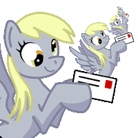 Size: 200x200 | Tagged: safe, artist:don-ko, imported from derpibooru, derpy hooves, pegasus, pony, 2, adorawat, animated, artifact, cross-eyed, cute, derpabetes, derpception, droste effect, endless, envelope, female, first animated picture on derpibooru, first derpy picture on derpibooru, first wat picture on derpibooru, g4, gif, holding, hoof hold, inception, infinity, it begins, loop, mail, mare, multeity, one of the first, perfect loop, pony history, recursion, silly, silly pony, simple background, smiling, solo, spread wings, strange, sweet dreams fuel, transparent background, unstoppable force of derp, wat, weird