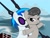 Size: 1024x768 | Tagged: safe, artist:filipinoninja95, imported from derpibooru, dj pon-3, octavia melody, vinyl scratch, earth pony, pony, unicorn, bipedal, crossover, duo, female, glasses, lesbian, mare, movie reference, ocean, parody, photoshop, scratchtavia, shipping, standing, titanic, water