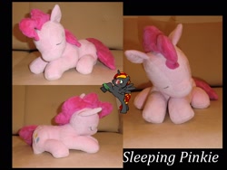 Size: 2048x1536 | Tagged: safe, artist:caleighs-world, imported from derpibooru, pinkie pie, pony, irl, photo, plushie, sleeping, solo