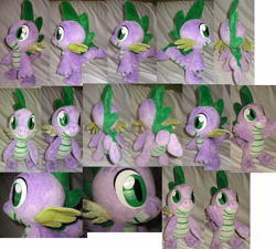 Size: 5000x4494 | Tagged: safe, artist:rens-twin, imported from derpibooru, spike, absurd resolution, irl, photo, plushie, solo, spike plushie