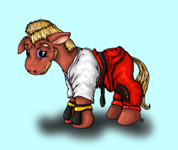 Size: 900x759 | Tagged: safe, artist:suzidragonlady, imported from derpibooru, paul phoenix, ponified, tekken