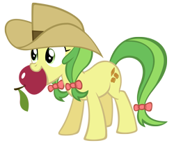 Size: 1743x1431 | Tagged: safe, artist:durpy, imported from derpibooru, apple fritter, pony, apple, apple family member, female, simple background, solo, transparent background, vector