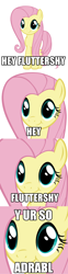 Size: 500x2026 | Tagged: safe, imported from derpibooru, fluttershy, cute, image macro