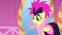 Size: 640x360 | Tagged: safe, imported from derpibooru, screencap, fluttershy, green isn't your color