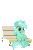 Size: 105x157 | Tagged: safe, artist:lightningbolt, imported from derpibooru, lyra heartstrings, pony, unicorn, animated, desktop ponies, female, meme, pixel art, simple background, sitting, sitting lyra, solo, sprite, transparent, transparent background