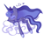 Size: 800x755 | Tagged: safe, artist:ipun, imported from derpibooru, princess luna, pony, cloud, female, simple background, sleeping, solo, white background, zzz