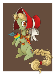 Size: 400x534 | Tagged: safe, artist:thundergarden, imported from derpibooru, granny smith, eating, zap apple