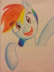 Size: 539x717 | Tagged: safe, imported from derpibooru, rainbow dash, colored, wip