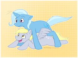 Size: 1024x768 | Tagged: safe, artist:arcticwaters, imported from derpibooru, derpy hooves, trixie