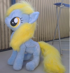 Size: 1744x1808 | Tagged: safe, artist:epicrainbowcrafts, imported from derpibooru, derpy hooves, pegasus, pony, female, irl, mare, photo, plushie, solo