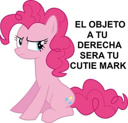 Size: 720x691 | Tagged: safe, imported from derpibooru, pinkie pie, spanish, text, texto