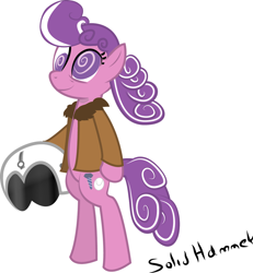 Size: 900x973 | Tagged: safe, artist:solidhammer, imported from derpibooru, screwball, pony, bipedal, female, helicopter, helicopter pilot, helmet, pilot, solo, swirly eyes