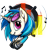 Size: 702x750 | Tagged: safe, artist:dmkamikazee, artist:sunbusting, imported from derpibooru, dj pon-3, vinyl scratch, pony, unicorn, female, mare, simple background, solo, transparent background