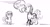 Size: 1486x795 | Tagged: safe, artist:inivonwini, imported from derpibooru, pipsqueak, oc, oc:littlepip, earth pony, pony, unicorn, fallout equestria, black and white, clothes, colt, fanfic, fanfic art, female, grayscale, horn, jumpsuit, male, mare, monochrome, pipbuck, simple background, vault suit, white background