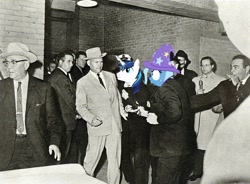 Size: 1280x943 | Tagged: safe, edit, imported from derpibooru, shining armor, trixie, human, assassination, hat, history, irl, irl human, jack ruby, john f. kennedy, lee harvey oswald, murder, parody, photo, photoshop, shooting