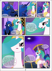 Size: 2414x3300 | Tagged: safe, artist:applestixtime, imported from derpibooru, princess celestia, princess luna, comic, high res, pool:insanity versus harmony, pool:ivh