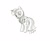 Size: 590x480 | Tagged: safe, artist:lauren faust, imported from derpibooru, twilight sparkle, pony, unicorn, behind the scenes, butt, color me, concept art, female, grayscale, looking over shoulder, mare, monochrome, plot, solo, unicorn twilight