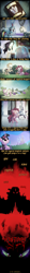 Size: 800x7124 | Tagged: safe, artist:elkaart, imported from derpibooru, applejack, fluttershy, king sombra, pinkie pie, rainbow dash, rarity, twilight sparkle, sheep, the crystal empire, spoiler:s03, comic, ewe