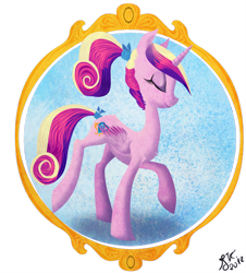 Size: 900x995 | Tagged: safe, artist:bluefluffydinosaur, imported from derpibooru, princess cadance, alicorn, pony, female