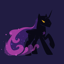 Size: 1024x1024 | Tagged: safe, artist:anarchemitis, imported from derpibooru, pony, crossover, cucumber quest, nightmare knight, simple background, solo