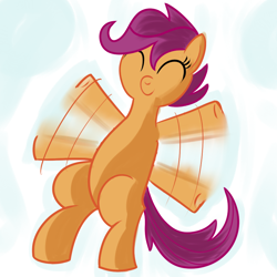 Size: 900x900 | Tagged: safe, artist:cosmonaut, imported from derpibooru, scootaloo, cute, cutealoo, snow