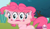 Size: 444x258 | Tagged: safe, imported from derpibooru, screencap, pinkie pie, pony, putting your hoof down, season 2, cartoon physics, faic, female, great moments in animation, hub logo, smear frame, solo