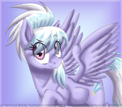 Size: 900x788 | Tagged: safe, artist:inuhoshi-to-darkpen, imported from derpibooru, cloudchaser, pony, female, solo