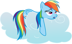 Size: 6772x4170 | Tagged: safe, artist:hawk9mm, imported from derpibooru, rainbow dash, pegasus, pony, absurd resolution, cloud, cutie mark, female, g4, hooves, lying on a cloud, mare, on a cloud, open mouth, simple background, solo, transparent, transparent background, vector, wings