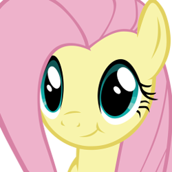 Size: 256x256 | Tagged: safe, imported from derpibooru, fluttershy, pony, bust, cute, female, icon, looking at you, mare, portrait, shyabetes, simple background, smiling, solo, transparent background