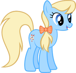 Size: 1024x987 | Tagged: safe, artist:daringdashie, imported from derpibooru, apple cider (character), earth pony, pony, friendship is magic, apple cider (g4), apple family member, background pony, bow, female, hair bow, mare, simple background, solo, transparent background, vector