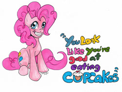 Size: 900x682 | Tagged: safe, artist:segdavinci, imported from derpibooru, pinkie pie, earth pony, pony, female, solo