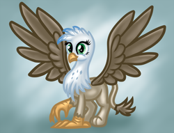 Size: 900x686 | Tagged: safe, artist:arrkhal, imported from derpibooru, oc, oc only, griffon, solo