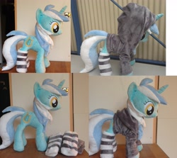 Size: 4608x4112 | Tagged: safe, artist:epicrainbowcrafts, imported from derpibooru, absurd resolution, clothes, hoodie, irl, photo, plushie, socks, striped socks