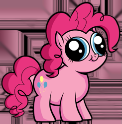 Size: 519x529 | Tagged: safe, imported from derpibooru, pinkie pie, earth pony, pony, abstract background, derp, female, mare, solo