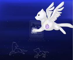 Size: 1024x844 | Tagged: dead source, safe, artist:jihannel, imported from derpibooru, pegasus, pony, constellation, deviantart watermark, night, obtrusive watermark, watermark