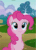 Size: 156x219 | Tagged: safe, imported from derpibooru, pinkie pie, cute, face, gif, non-animated gif, stare