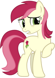 Size: 3100x4400 | Tagged: safe, artist:yanoda, imported from derpibooru, roseluck, earth pony, pony, female, mare, raised hoof, simple background, solo, transparent background, vector