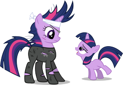 Size: 5932x4097 | Tagged: safe, artist:drewdini, imported from derpibooru, twilight sparkle, absurd resolution, female, filly, filly twilight sparkle, future twilight, self ponidox, simple background, transparent background, vector, younger