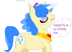 Size: 500x360 | Tagged: safe, artist:m-83, imported from derpibooru, sapphire shores, 30 minute art challenge, costume
