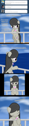 Size: 700x2992 | Tagged: safe, artist:erthilo, imported from derpibooru, octavia melody, earth pony, pony, ask octavia, vocational death cruise, ask, bipedal, boat, comic, female, mare, ocean, sleeping, solo, tumblr