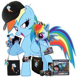 Size: 900x900 | Tagged: safe, imported from derpibooru, rainbow dash, pony, irl, merchandise, narcissism, photo, rainbowbag, vinyl collectible