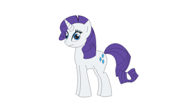 Size: 900x584 | Tagged: safe, artist:weaponlord206, imported from derpibooru, rarity, pony, unicorn, female, mare, simple background, smiling, solo, white background