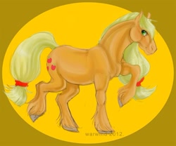 Size: 800x667 | Tagged: safe, artist:warwind, imported from derpibooru, applejack, realistic, unshorn fetlocks